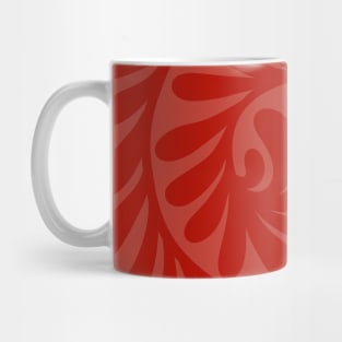 SPIRAL RED LEAVES Mug